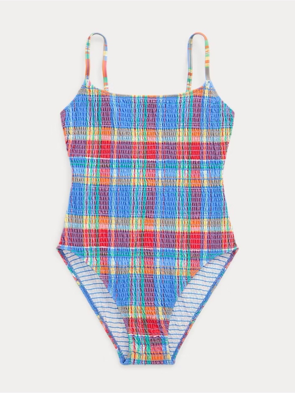 Polo Ralph Lauren
Kennedy Smocked One Piece Swimsuit